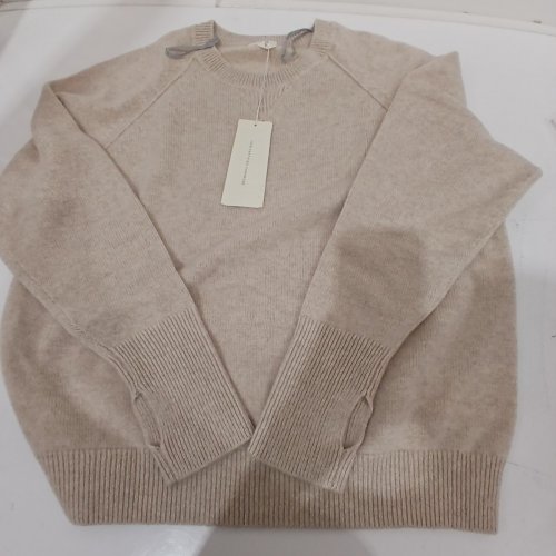 ADULT UNISEX ARKET OVERSIZED WOOL JUMPER - MEDIUM - BEIGE image 3
