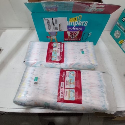 96PK PAMPERS PULL ON CRUISERS 360° GAP-FREE FIT DISPOSABLE BABY DIAPERS - SIZE 5 (27LBS+) image 2