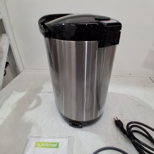 NUTRICHEF STAINLESS STEEL ELECTRIC HOT WATER DISPENSER - 5L - SILVER/BLACK (MODEL: NCHUB35) image 8