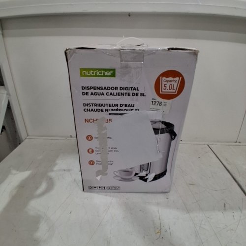 NUTRICHEF STAINLESS STEEL ELECTRIC HOT WATER DISPENSER - 5L - SILVER/BLACK (MODEL: NCHUB35) image 10