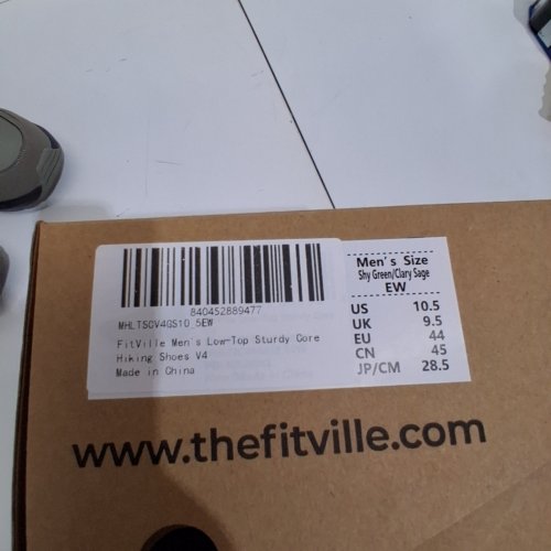MEN'S FITVILLE LOW-TOP STURDY CORE HIKING SHOES - 10.5 EXTRA WIDE- SHY GREEN / CLARY SAGE (MODEL: MHLTSCV4GS10_5EW) image 2
