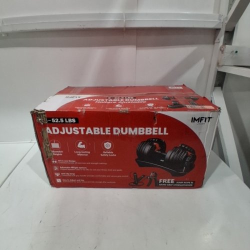 IMFIT ADJUSTABLE DUMBBELL (ADJUSTS 5LB - 52.5LB) - BLACK (MODEL: DUMBLE1 5LB-52.5LB) image 5