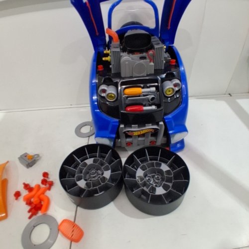 THEO KLEIN HOT WHEELS REPLICA CAR - AGES 3+ - 27" X 16" - BLUE - (MODEL: F6A30BD) image 5