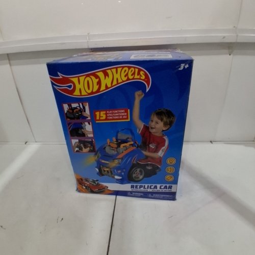 THEO KLEIN HOT WHEELS REPLICA CAR - AGES 3+ - 27" X 16" - BLUE - (MODEL: F6A30BD) image 8