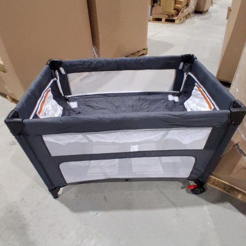 MEICHYUN 5 IN 1 BEDSIDE BASSINET SLEEPER - 43.3" X 25.6" X 30" - GREY image 3
