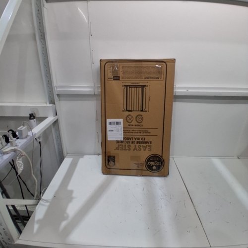 REGALO EASY STEP EXTRA WIDE SAFETY GATE - 29-49" X 30" - BLACK (MODEL: 1164 EB DS) image 3