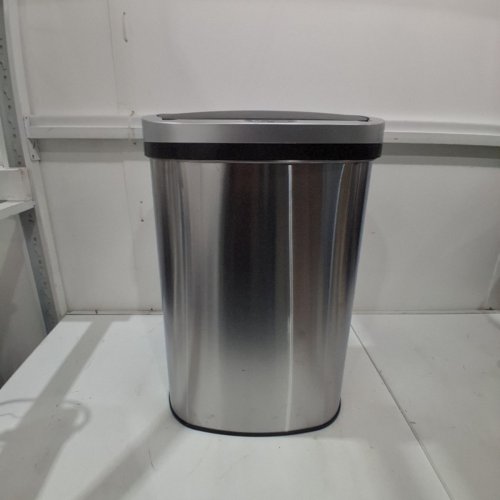 BIGACC ELECTRONIC SENSOR STAINLESS STEEL HAND FREE TOUCHLESS MOTION SENSOR GARBAGE CAN - 50L - SILVER image 3