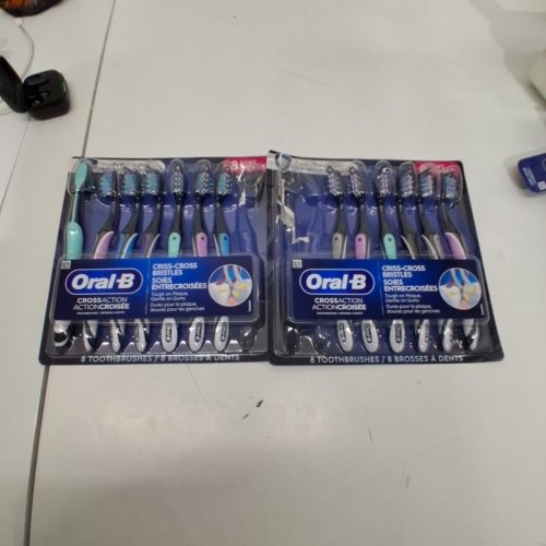 2(8PK) ORAL-B MAX CLEAN ADVANCED TOOTHBRUSH CROSSACTION, SOFT - ASSORTED COLORS image 5