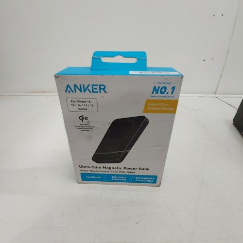 ANKER ULTRA-SLIM MAGNETIC POWER BANK - 10,000 MAH, 30W USB-C, 15W MAGSAFE - BLACK image 4