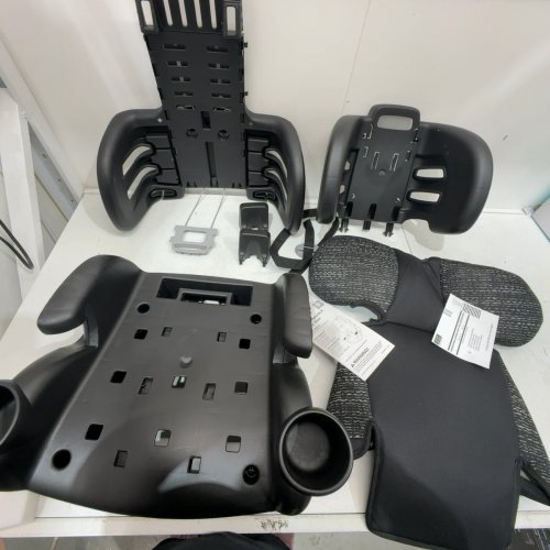EVENFLO GOTIME LX HIGH BACK BOOSTER SEAT - BLACK/GREY (MODEL: 35012415C) image 4