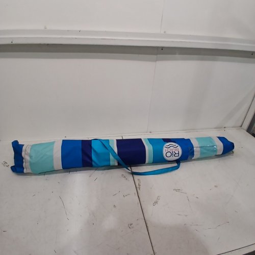 RIO BEACH UMBRELLA WITH ANCHOR - 7.5 FT - BLUE (MODEL: 1985294) image 4