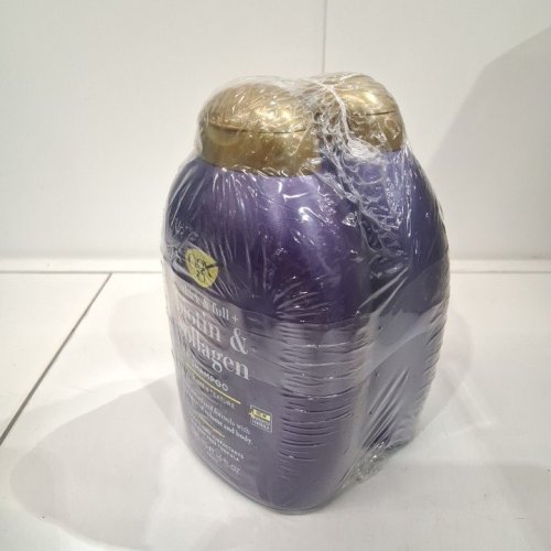 2PC OGX THICK & FULL AND BIOTIN WITH COLLAGEN SHAMPOO AND CONDITIONER - 385ML EACH image 3
