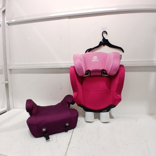 DIONO CAMBRIA 2 XL DUAL LATCH CONNECTORS 2-IN-1 BELT POSITIONING BOOSTER SEAT HIGH BACK & BACKLESS BOOSTER - PINK (MODEL:31212-NA-01) image 3