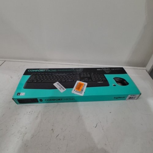 LOGITECH COMFORT WIRELESS COMBO FULL SIZE KEYBOARD WITH MOUSE - BLACK (MODEL: MK345) image 5