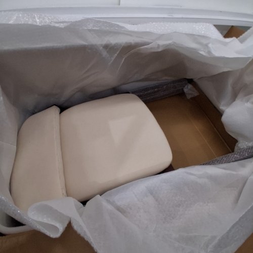 2PK CORRIGAN STUDIO UPHOLSTERED PADDED STACKABLE FOLDING CHAIRS - BEIGE - (MODEL: LN-222HTW-BEIGE-S2) image 2