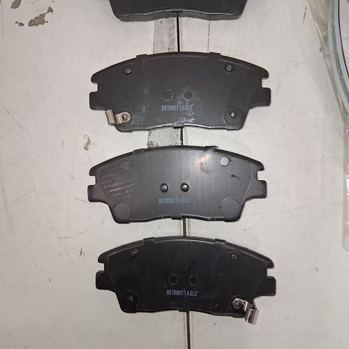 2PK DETROIT AXLE DRILLED SLOTTED BRAKE ROTOR BRAKE PAD KIT FOR KIA SOUL/SELTOS - (MODEL: S-800016) image 6