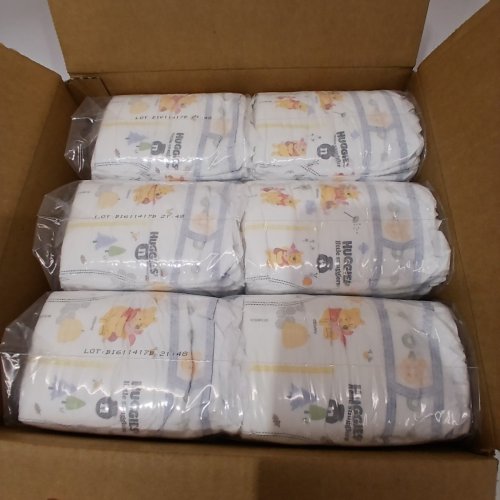 144PK HUGGIES DISNEY BABY LITTLE SNUGGLERS BABY DIAPERS - SIZE NEWBORN (UP TO 10LBS) - DISNEY WINNIE THE POOH (MODEL: 55737-N) image 2