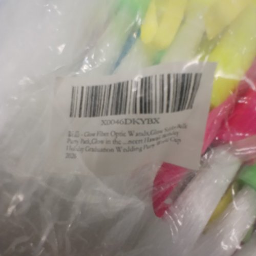 24PK FIBER OPTIC FLASHING GLOW STICK WANDS - ASSORTED COLOURS image 3