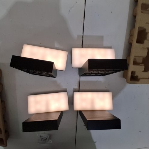4PK GTX SOLAR ACCENT POST LIGHTS - 3000K-6000K - BLACK (MODEL: 1806316) image 2