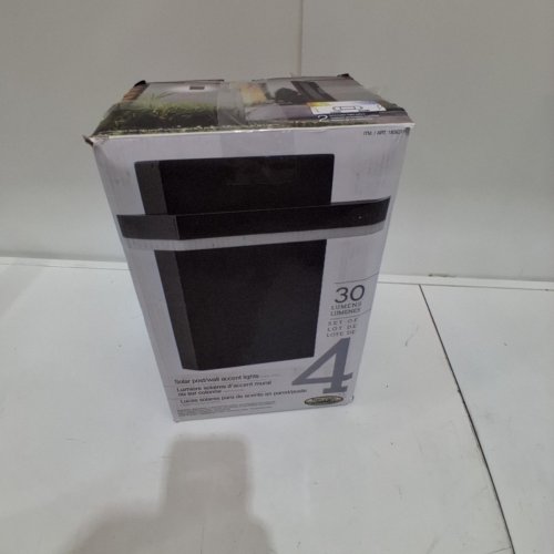 4PK GTX SOLAR ACCENT POST LIGHTS - 3000K-6000K - BLACK (MODEL: 1806316) image 3
