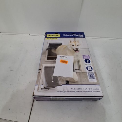 PETSAFE 3-FLAP EXTREME WEATHER ENERGY EFFICIENT PET DOOR - LARGE 10" X 15" - WHITE (MODEL: PPA00-10986) image 5