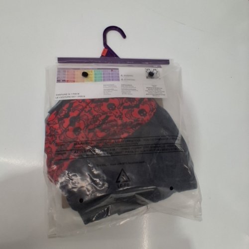 RUBIES VAMPIRE COSTUME DRESS - SMALL (4-6) - RED AND BLACK (STYLE: VAMPIRE) image 3