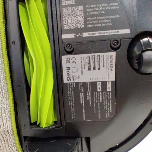 MONSGA 2-IN-1 SELF-EMPTYING ROBOT VACUUM CLEANER/MOP SYSTEM WITH APP CONTROLS - BLACK (MODEL: MS1 MAX) image 6