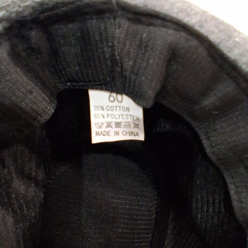 MEN'S ESQUIRLA MANHATTAN STRUCTURED TRILBY FEDORA HAT - 60CM - GREY image 3