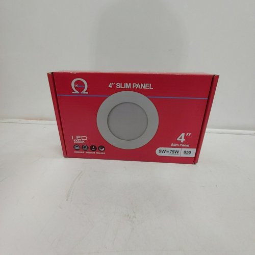 LED DIMMABLE SLIM PANEL LIGHT - 4" 9W, 850 LM - WHITE (MODEL: CCR-P023R8-4) image 4