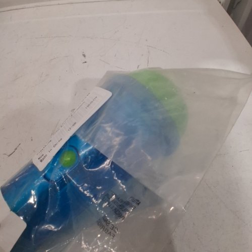 KIDS BATTERY FREE ECHO MICROPHONE TOY - 10" - BLUE/GREEN image 3