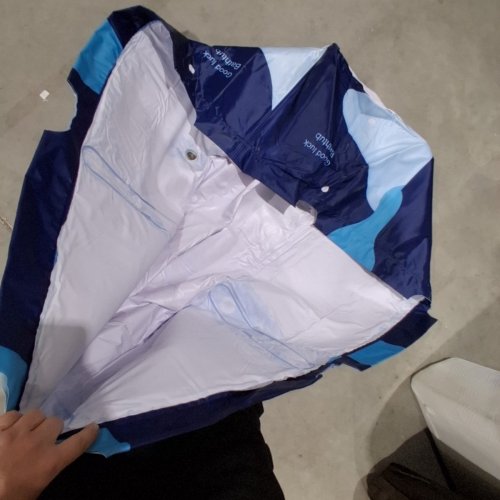 PORTABLE BATHTUB - 19" X 55" X 23" - BLUE / WHITE image 4