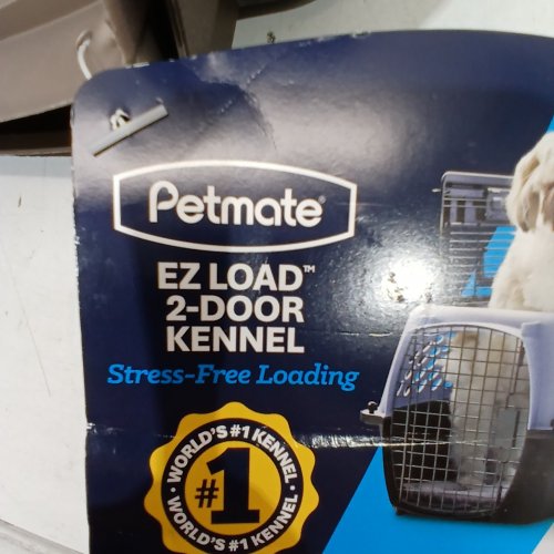 PETMATE EZ LOAD 2 DOOR PET CARRIER KENNEL - 19" , FOR PETS 10-20LBS - COFFEE image 2