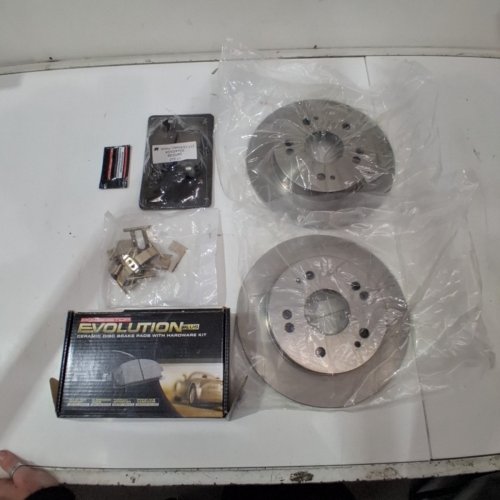 POWERSTOP Z17 EVOLUTION GEOMET COATED BRAKE KIT (MODELS: 17-537 & JBR798) image 2