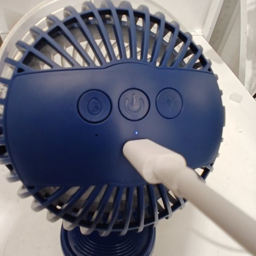 PORTABLE CLIP-ON FAN WITH MISTING MODES - 10W - BLUE (MODEL: S55) image 2