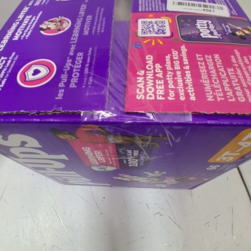 66PK HUGGIES PULL-UPS TRAINING PANTS DIAPERS - SIZE 3T - 4T (32 - 40LBS) - DISNEY MINNIE MOUSE image 3