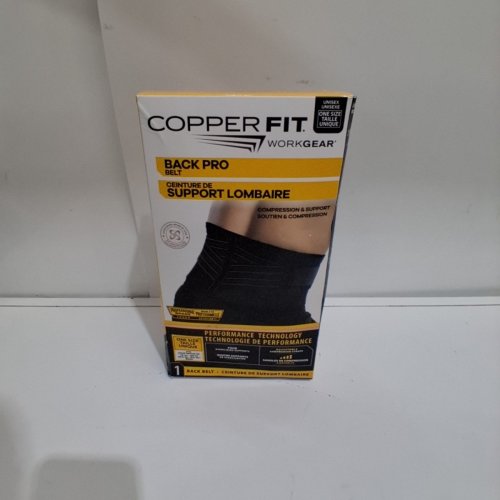 COPERFIT WORKGEAR BACK PRO SUPPORT BELT - ONE SIZE - BLACK (MODEL: 2034172) image 2