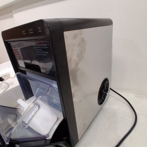 EUHOMY SELF-CLEANING COUNTERTOP NUGGET ICE MAKER - 40LBS/24H - BLACK (MODEL: IM017-NBL-CAEH) image 4