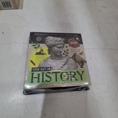 THIS DAY IN HISTORY 2027 DESK CALENDAR - 5" - WHITE image 3