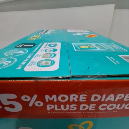124PK PAMPERS BABY DRY ULTRA 3X PROTECTION DIAPERS - SIZE 1 (8-14LBS) image 3