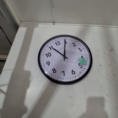 LA CROSSE TECHNOLOGY COMMERCIAL ANALOG WALL CLOCK - 14" - BLACK - (MODEL:404-2636-INT) image 2