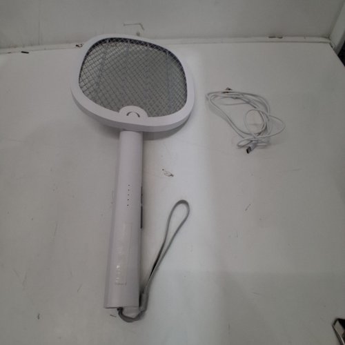 YISSVIC RECHARGEABLE FOLDABLE ELECTRIC MOSQUITO SWATTER - WHITE (MODEL: WD-980C) image 4