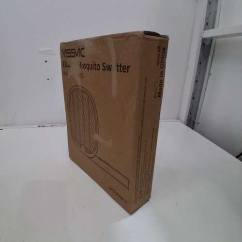 YISSVIC RECHARGEABLE FOLDABLE ELECTRIC MOSQUITO SWATTER - WHITE (MODEL: WD-980C) image 7