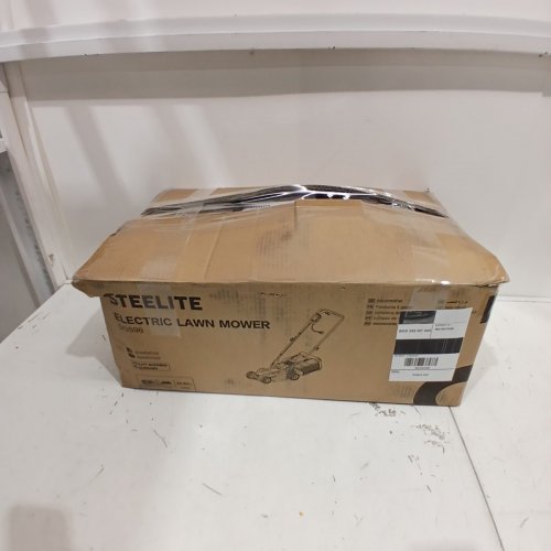 STEELITE CORDED ELECTRIC LAWN MOWER WITH 5-POSITION HEIGHT ADJUSTMENT-14"- 1300W WITH 30L GRASS COLLECTION BAG-GREEN/BLACK-(MODEL:DG596) image 4