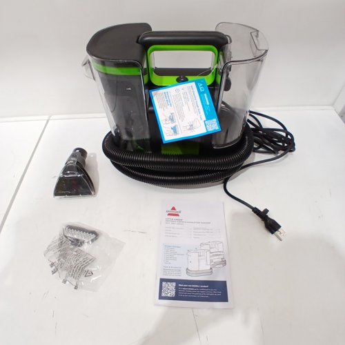 BISSELL LITTLE GREEN PET MAX PORTABLE CARPET CLEANER - BLACK / GREEN (MODEL: 3860B) image 3
