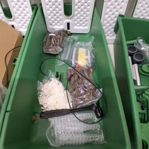 GROWELL 3-TIER HYDROPONICS GROWING SYSTEM WITH 3 LED GROW LIGHTS AND AUTO CIRCULATING WATER PUMP - 42L - GREEN - (MODEL: HS12) image 6