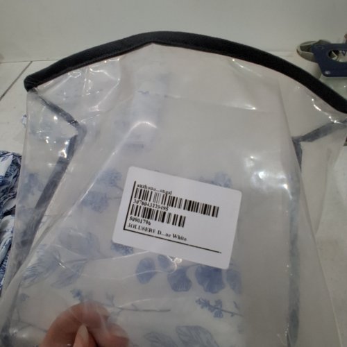 3PC JOLUSERE DUVET COVER SET - QUEEN - FLORAL BLUE\WHITE image 2