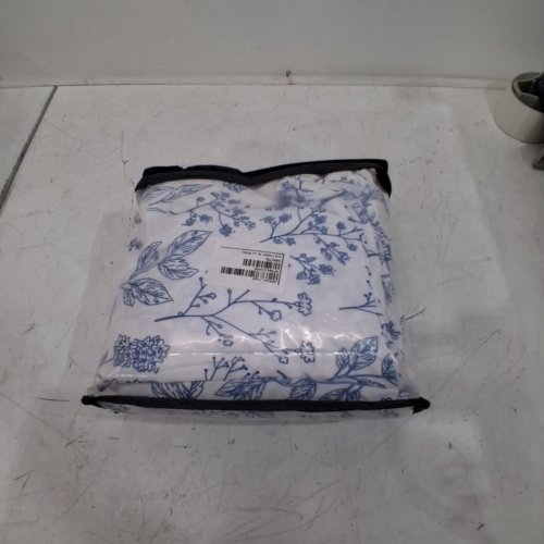 3PC JOLUSERE DUVET COVER SET - QUEEN - FLORAL BLUE\WHITE image 5