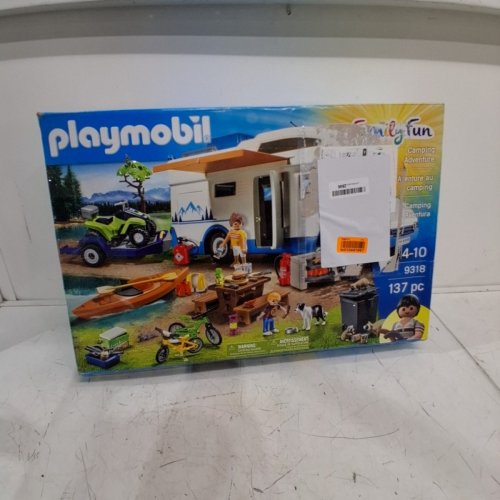 137PC PLAYMOBIL MEGA CAMPING BUIDING SET (MODEL: 9318) image 5
