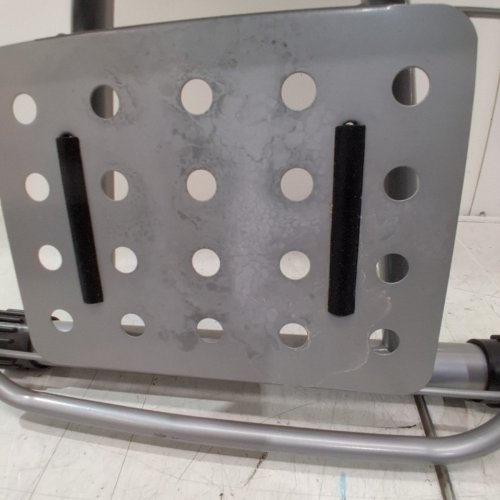 BKTD FULL SIZE FOLDABLE IRONING BOARD WITH IRON REST - 48" X 15" - SILVER/GREY/WHITE PATTERN - ‎(MODEL: ‎STB-2025-L) image 3