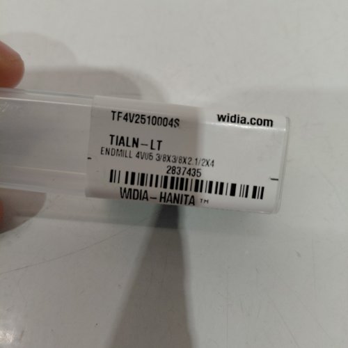 WIDIA HANITA VARIMILL 4-FLUTE FINISHING/ROUGHING END MILL - 2.5" LOC, 0.375" CUTTING DIA (MODEL: TF4V2510004S) image 2